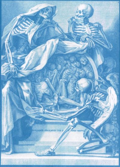 Death - cyjanotyp